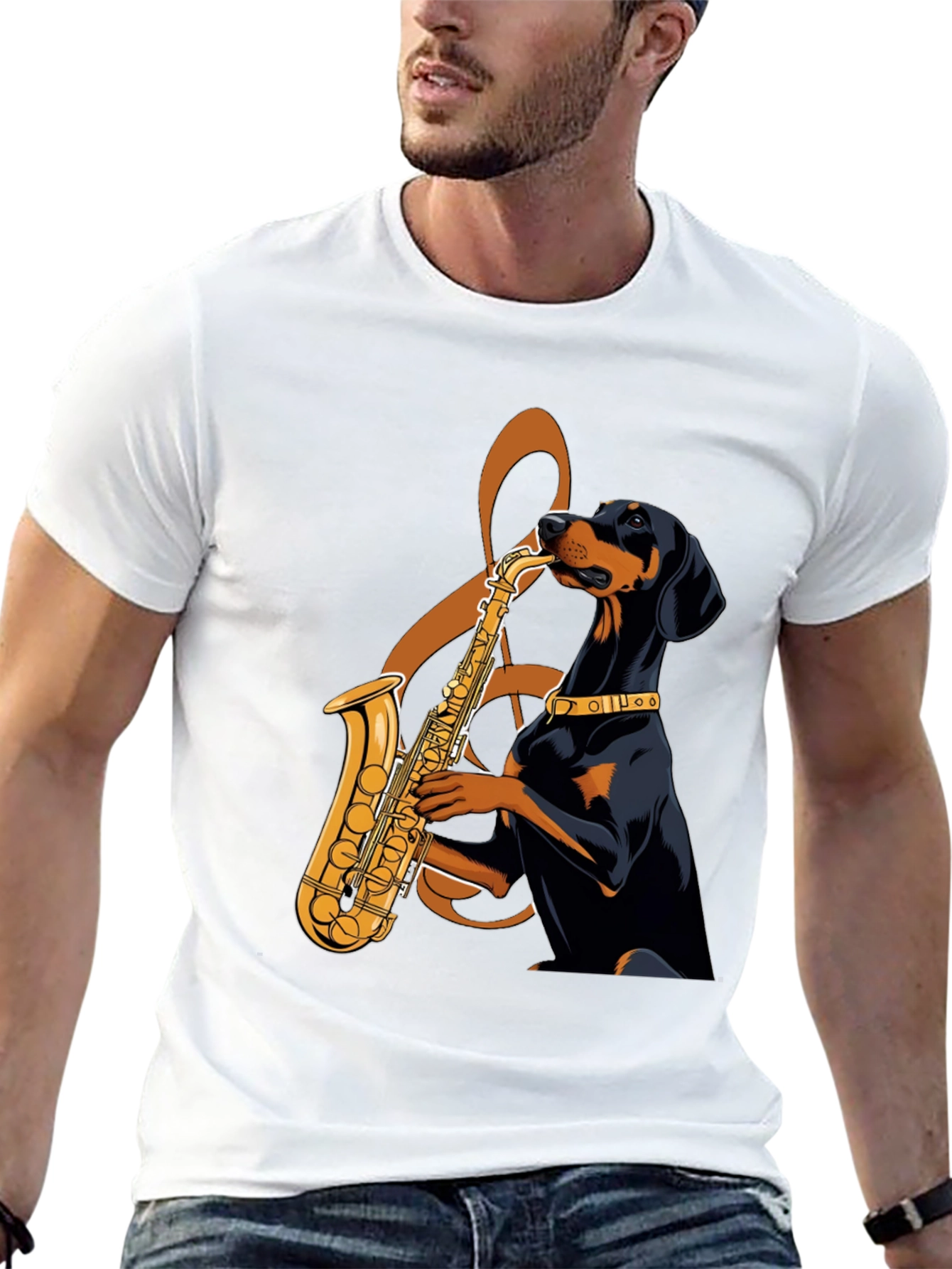 Dog Saxophone T-Shirt