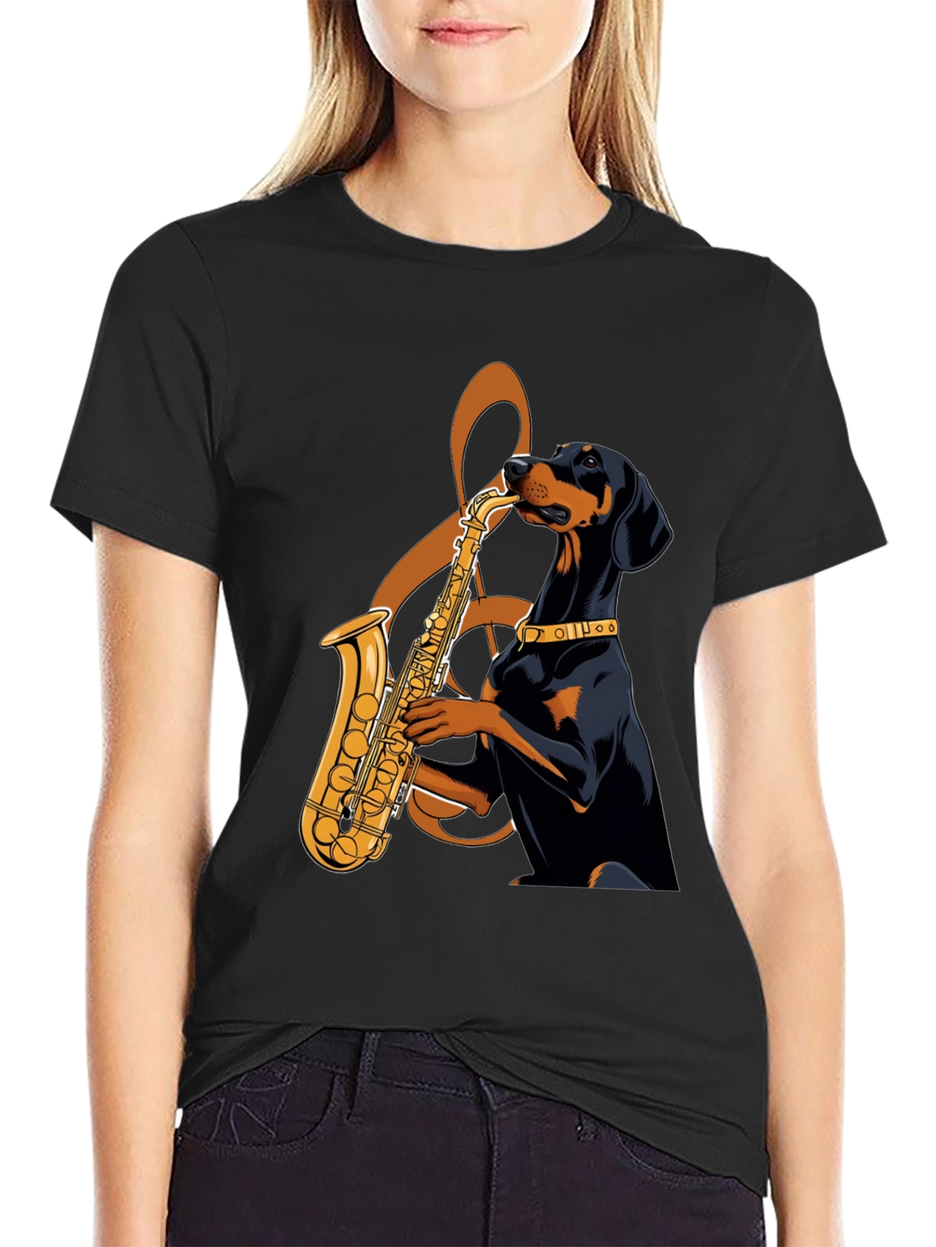 Dog Saxophone T-Shirt