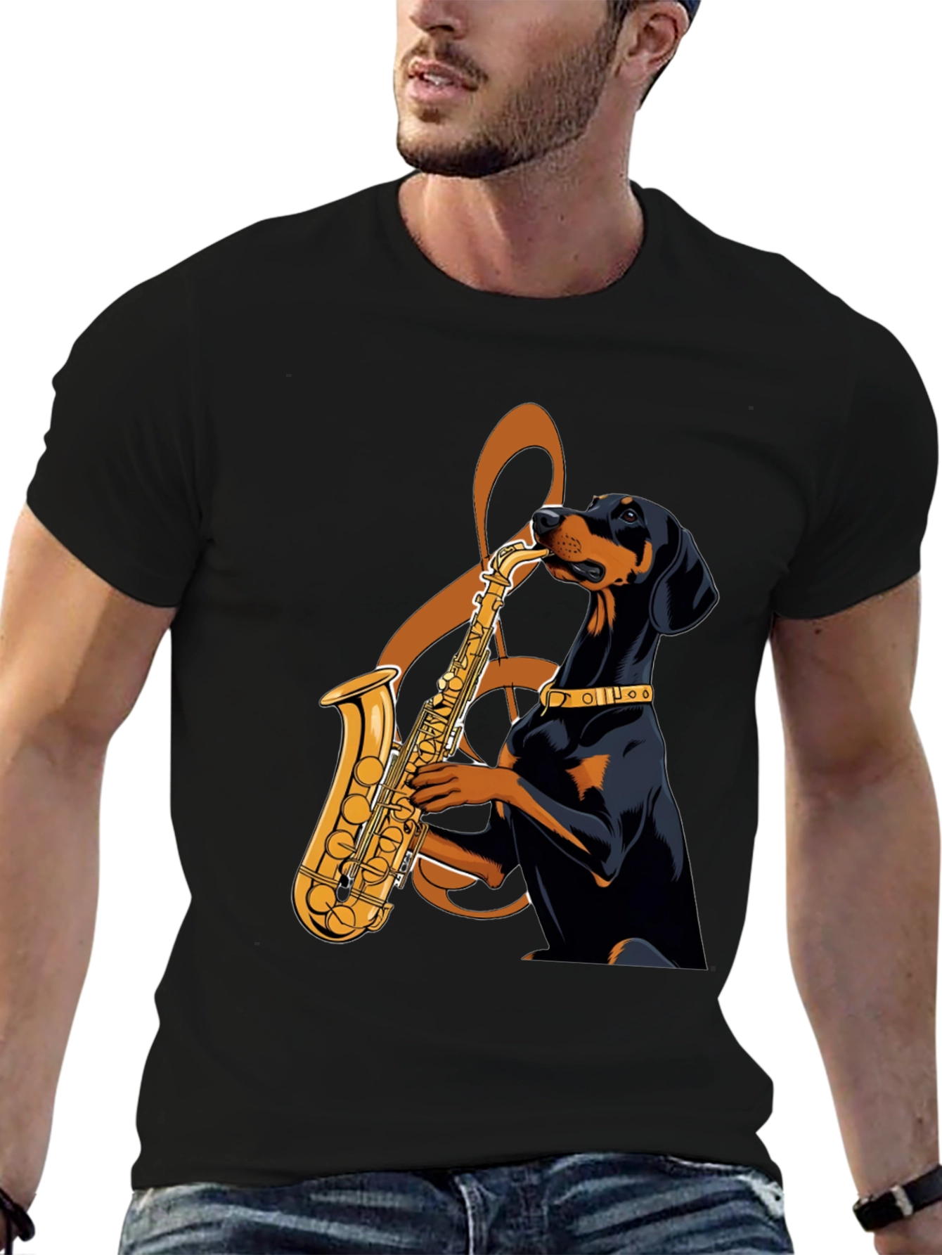 Dog Saxophone T-Shirt