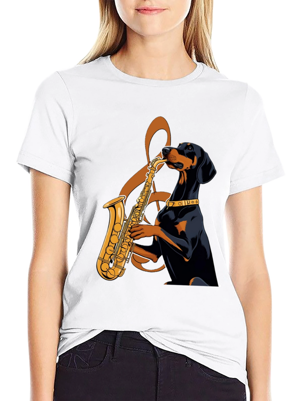 Dog Saxophone T-Shirt