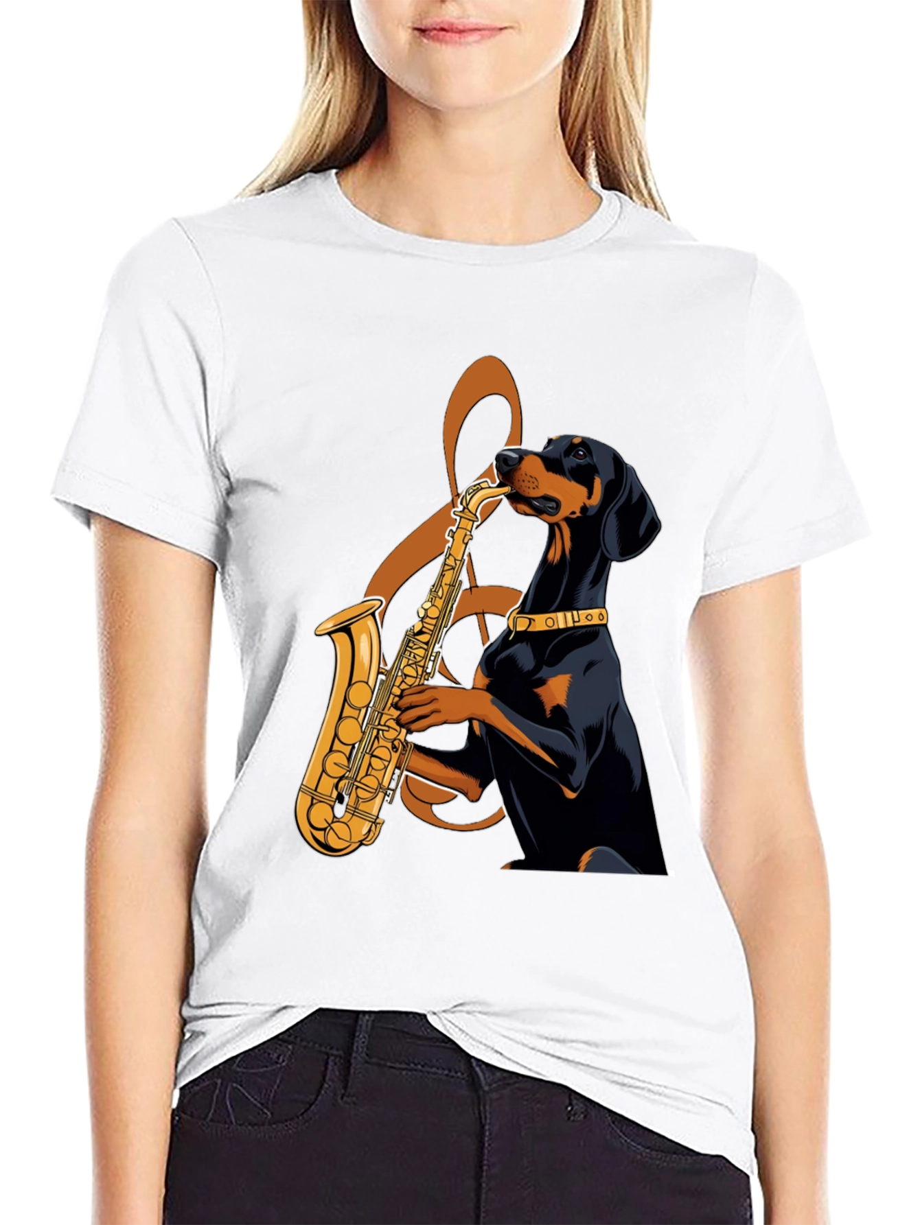 Dog Saxophone T-Shirt