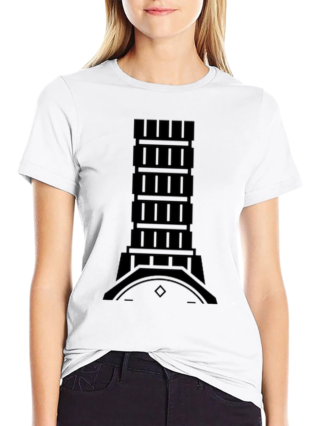 Tower Graphic Tee - Modern Minimalist Design