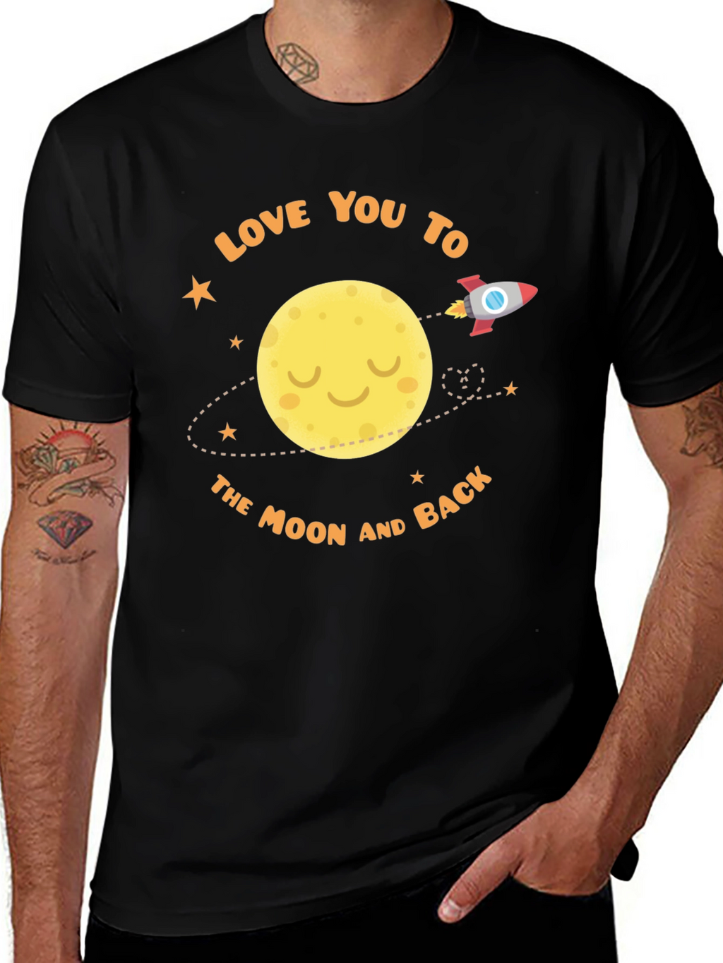 Love You To The Moon Graphic Tee