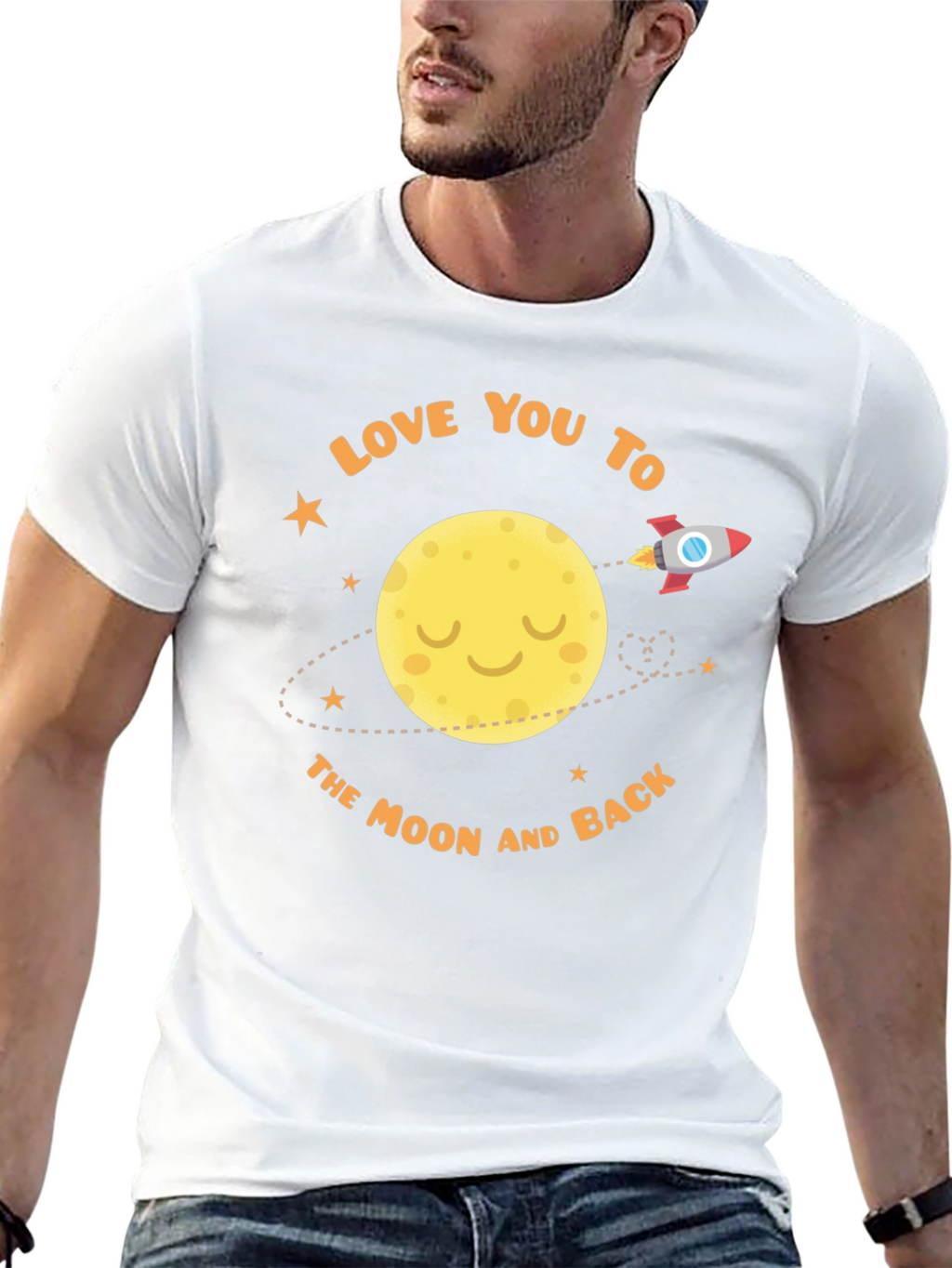 Love You To The Moon Graphic Tee
