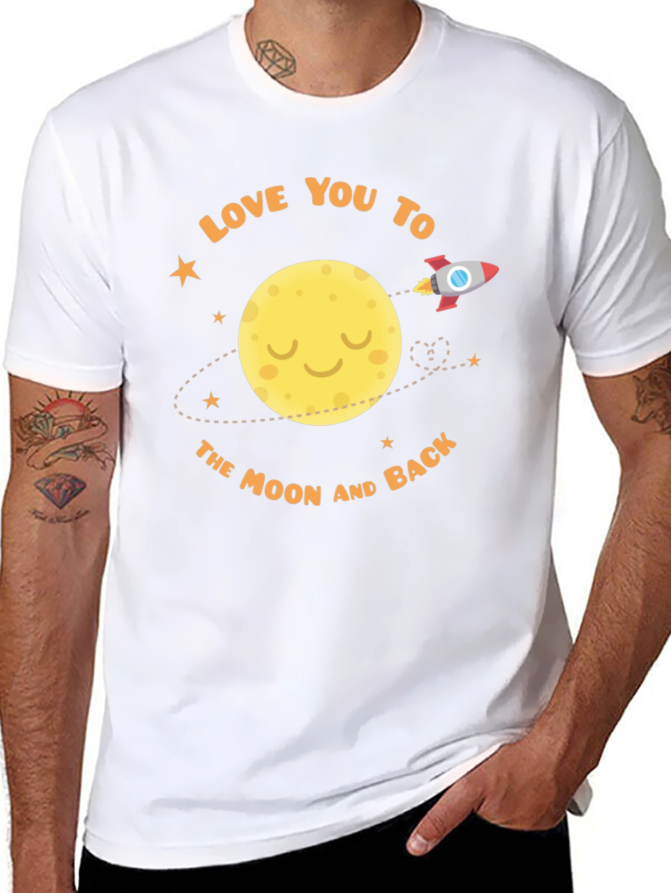 Love You To The Moon Graphic Tee