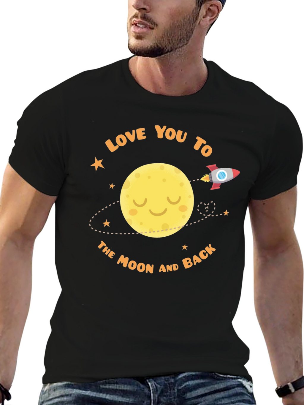 Love You To The Moon Graphic Tee