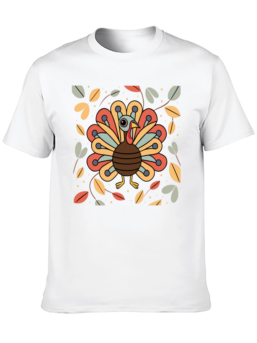 Festive Turkey Graphic Tee