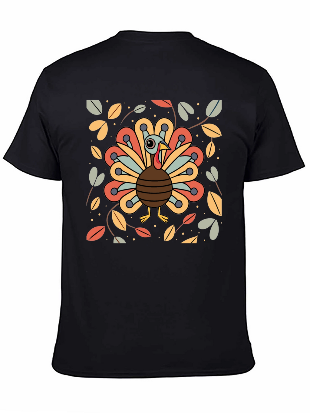 Festive Turkey Graphic Tee