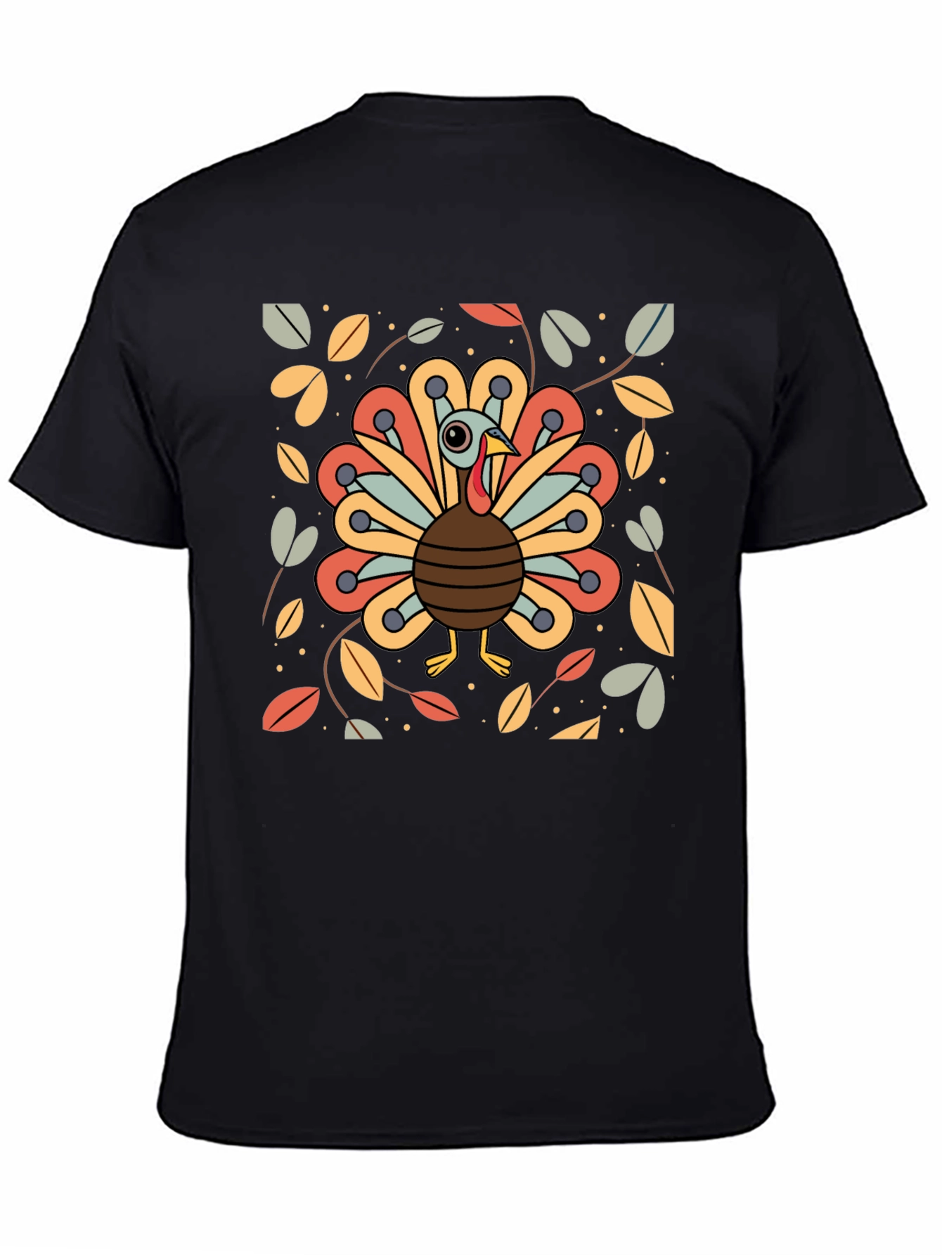 Festive Turkey Graphic Tee