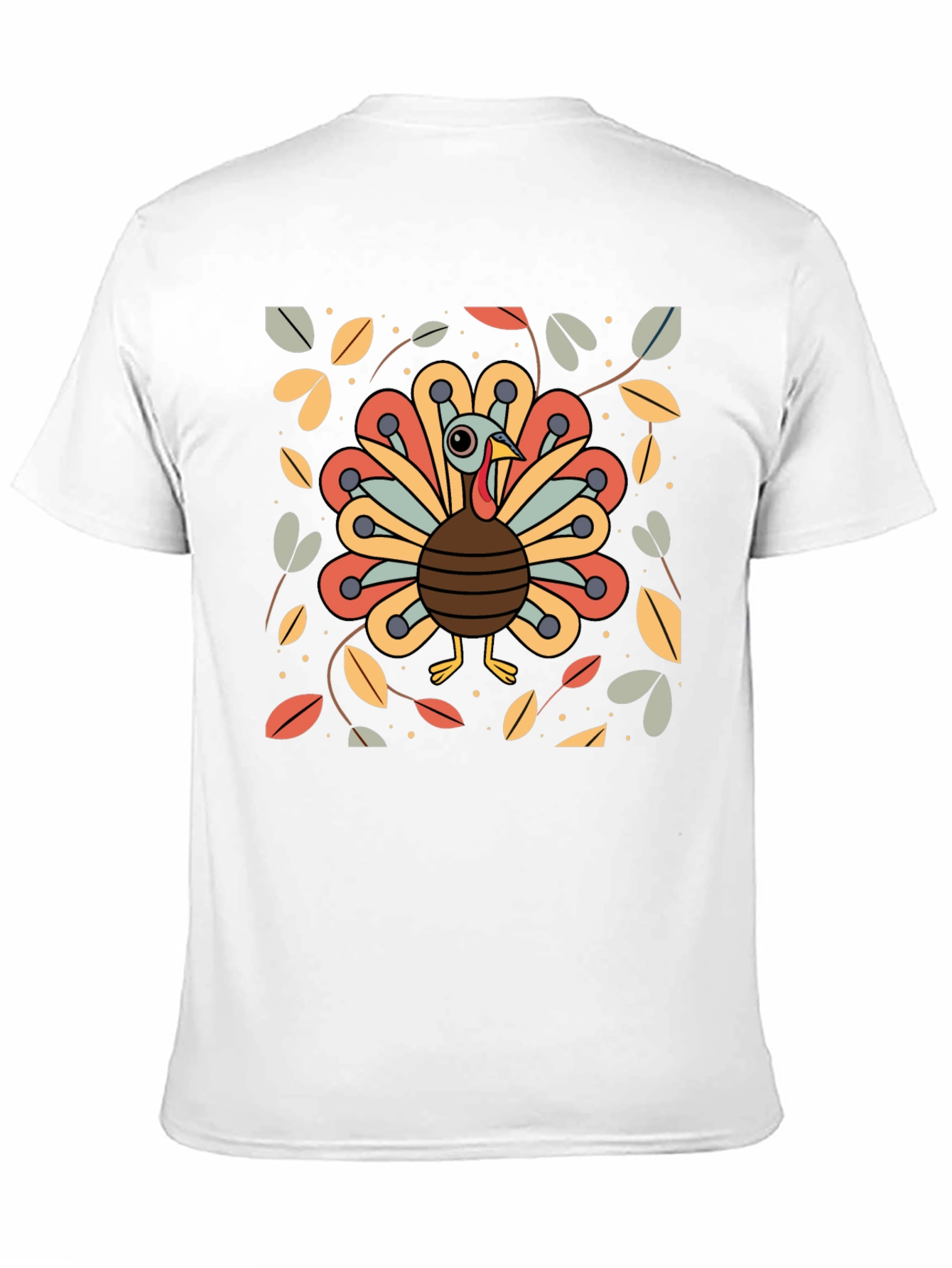 Festive Turkey Graphic Tee