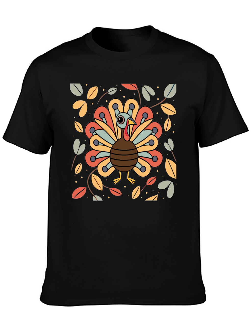 Festive Turkey Graphic Tee