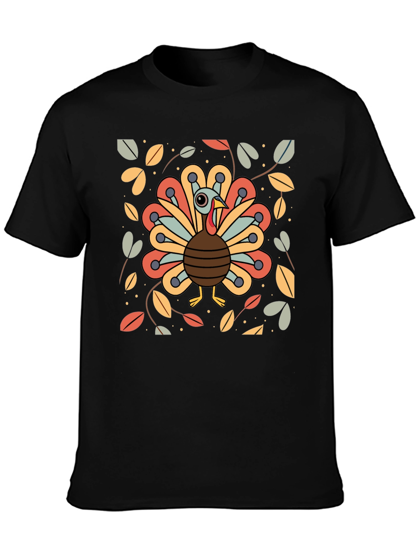 Festive Turkey Graphic Tee
