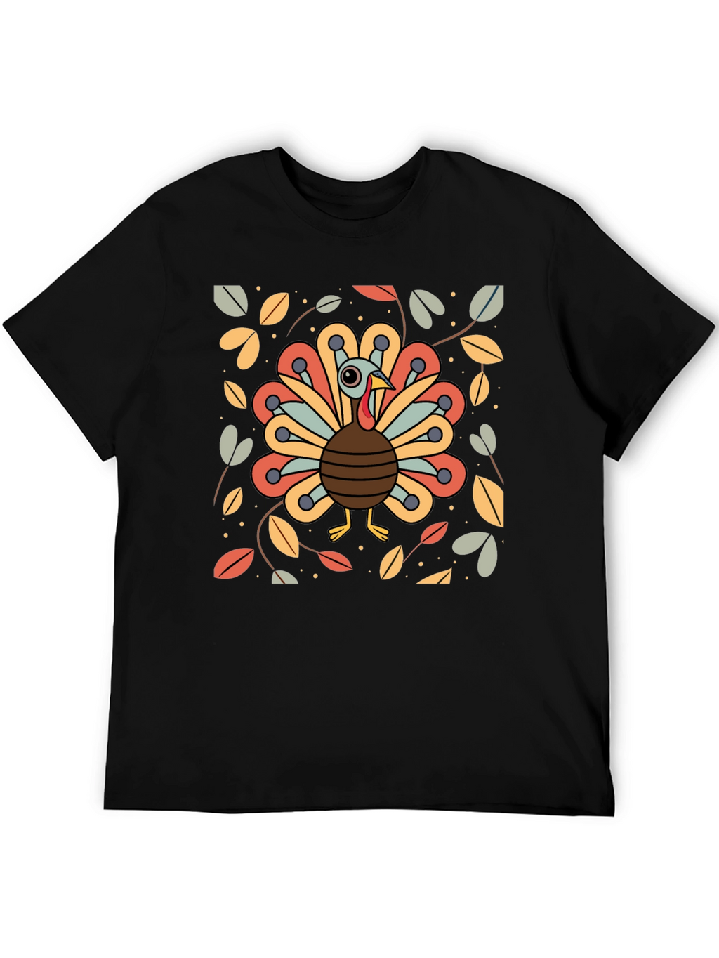 Festive Turkey Graphic Tee