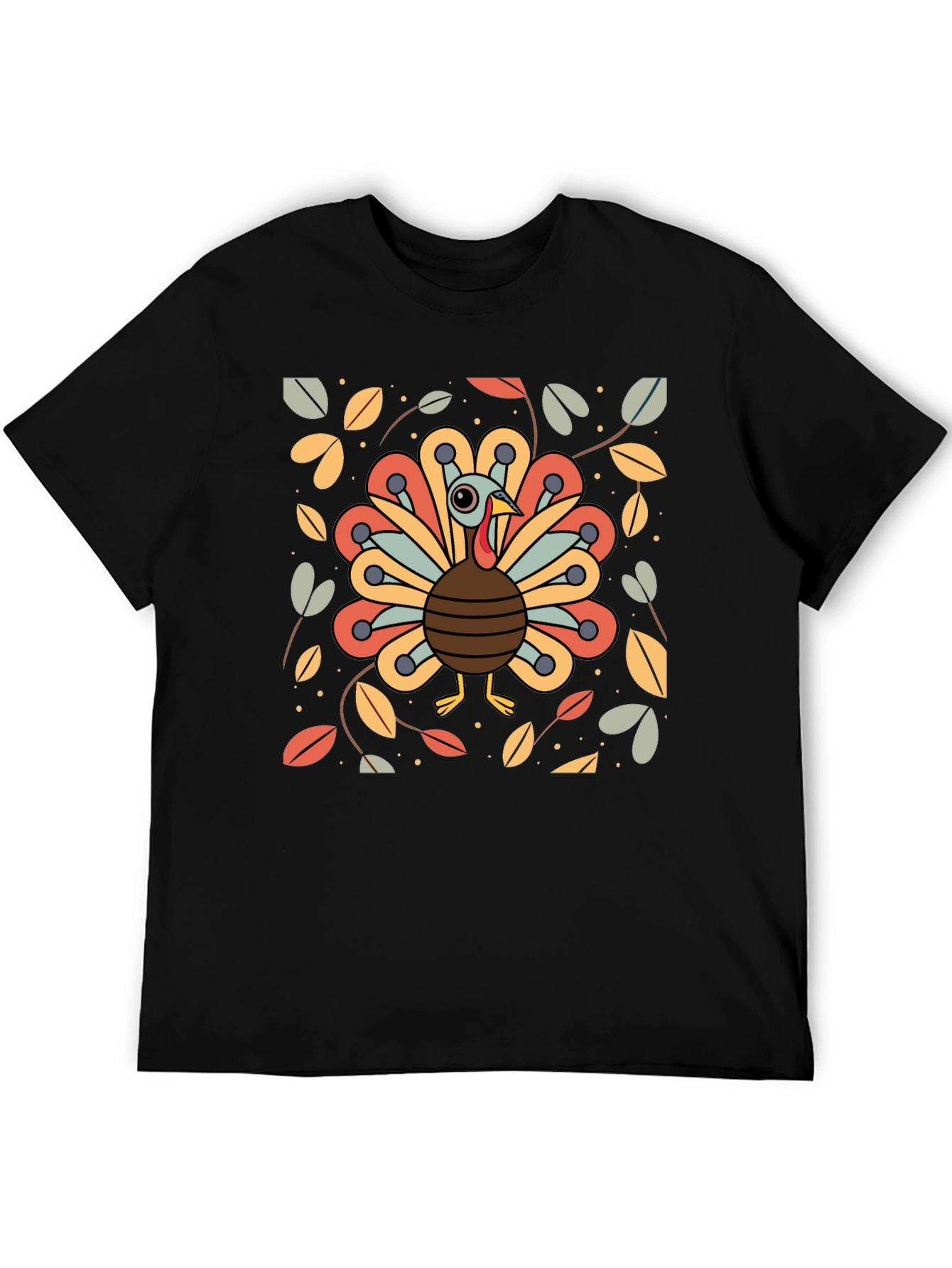 Festive Turkey Graphic Tee