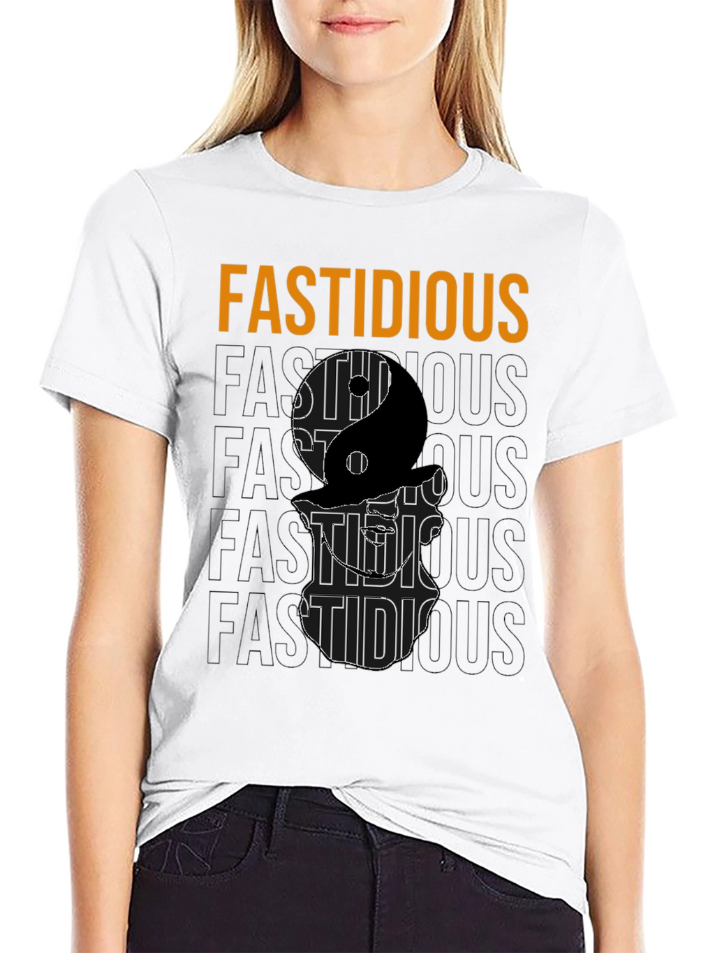 Fastidious Yin Yang Graphic T-Shirt