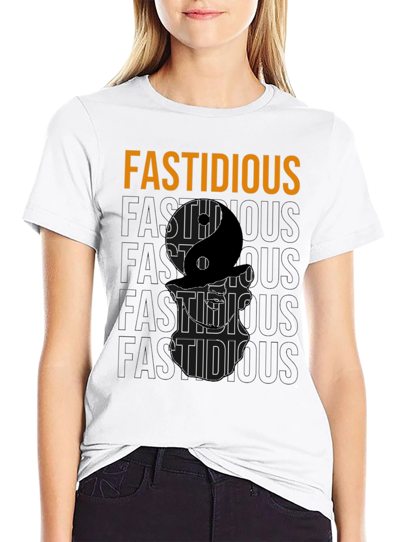 Fastidious Yin Yang Graphic T-Shirt