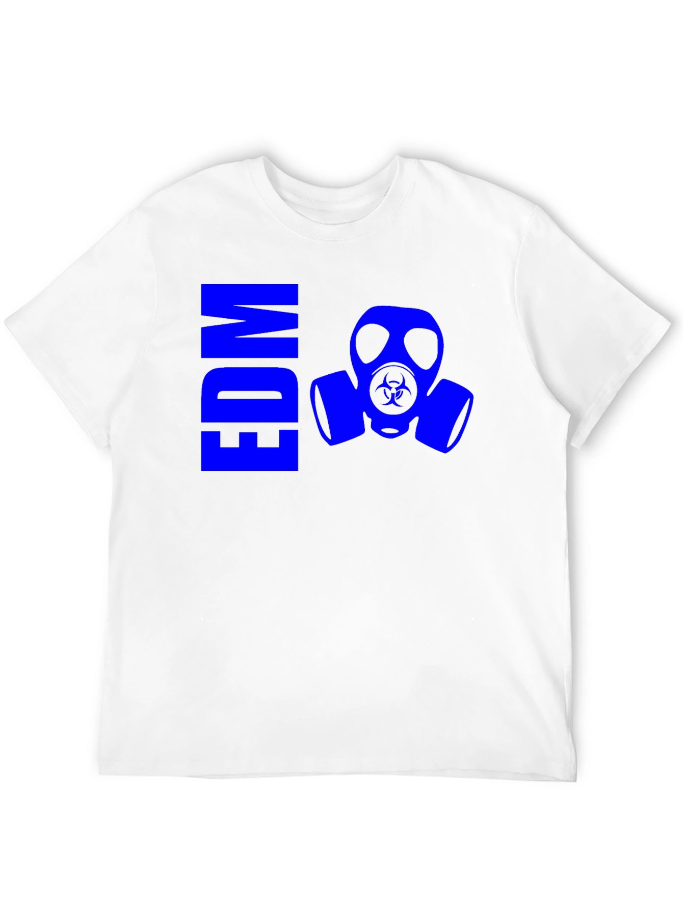 EDM Gas Mask Graphic Tee - Cool Black T-Shirt