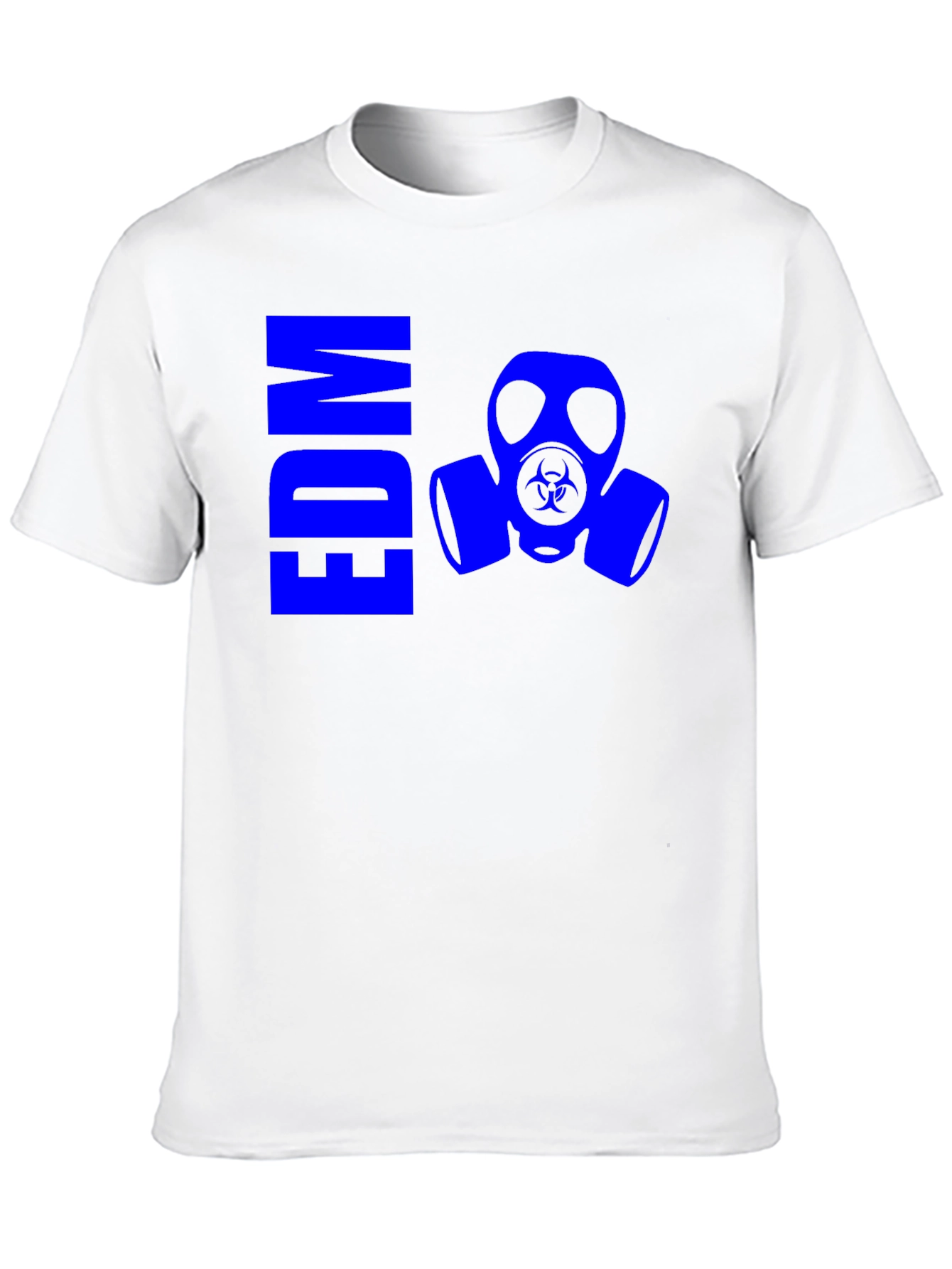 EDM Gas Mask Graphic Tee - Cool Black T-Shirt