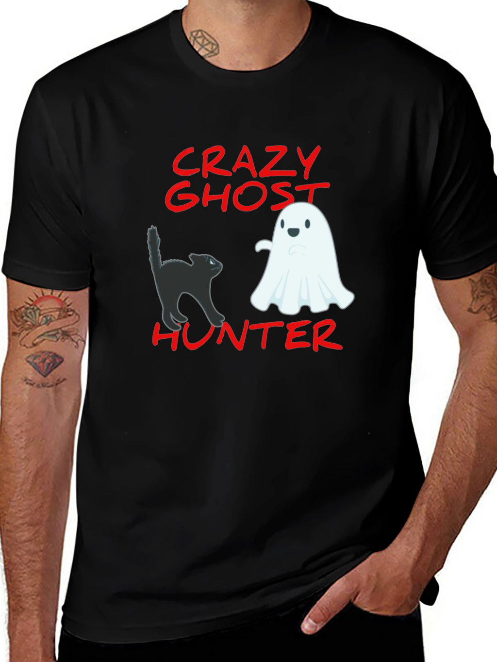 Crazy Ghost Hunter T-Shirt