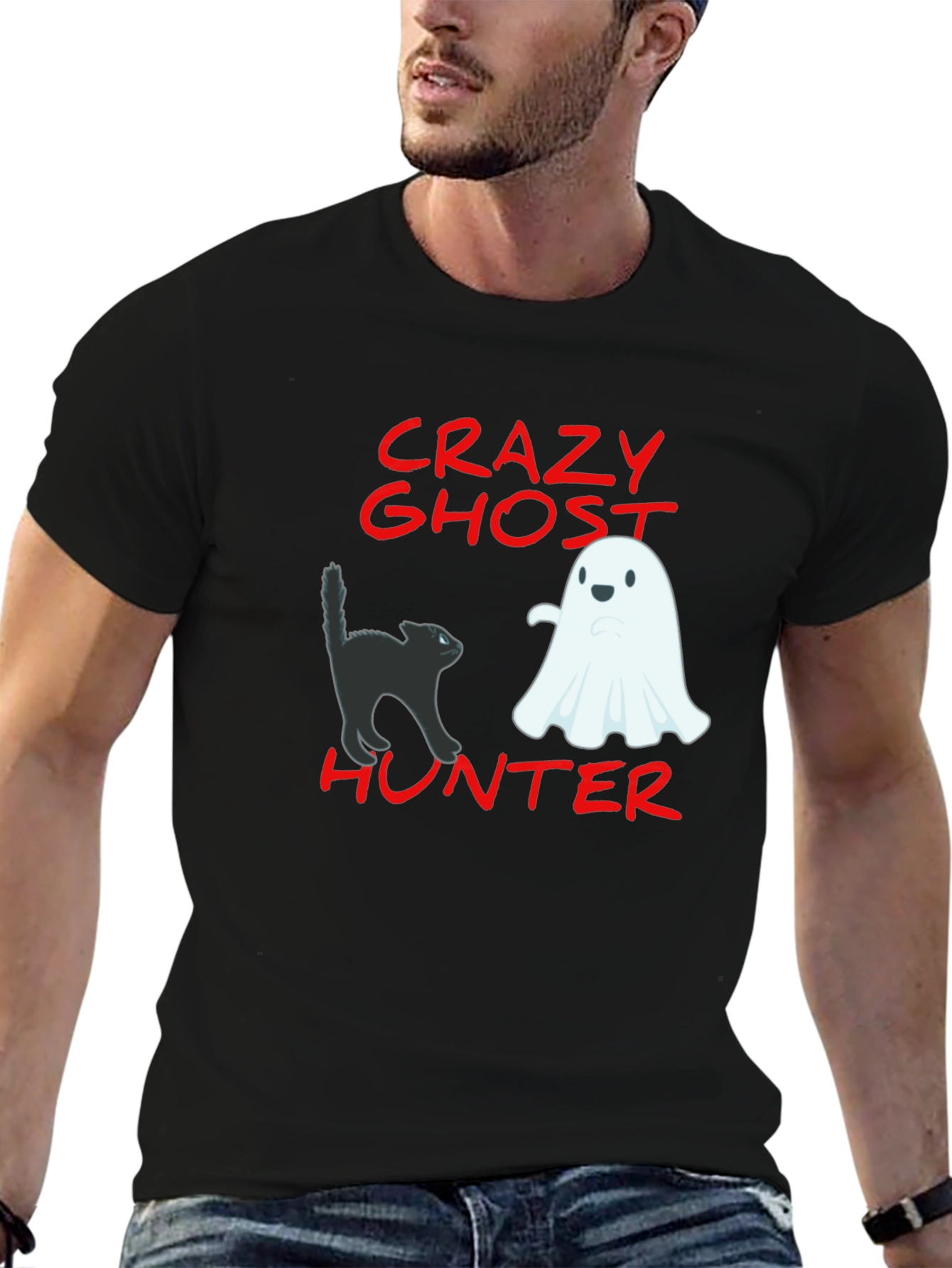 Crazy Ghost Hunter T-Shirt