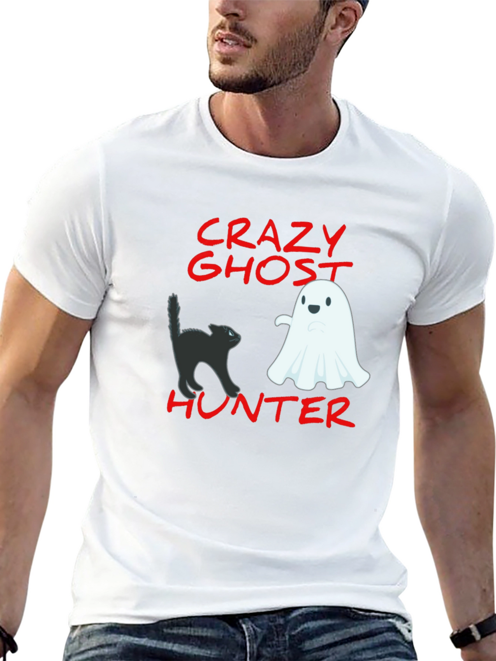 Crazy Ghost Hunter T-Shirt