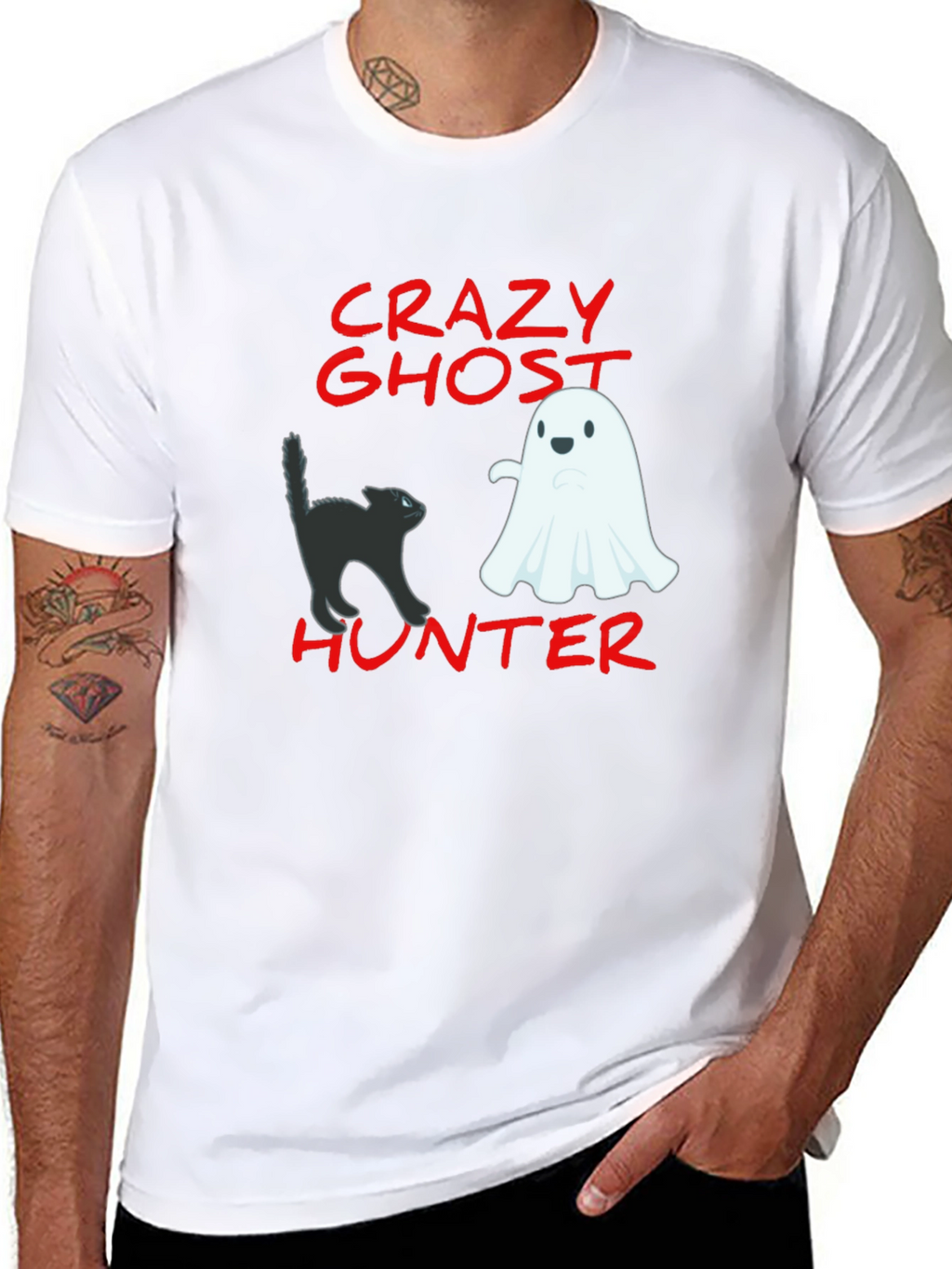 Crazy Ghost Hunter T-Shirt
