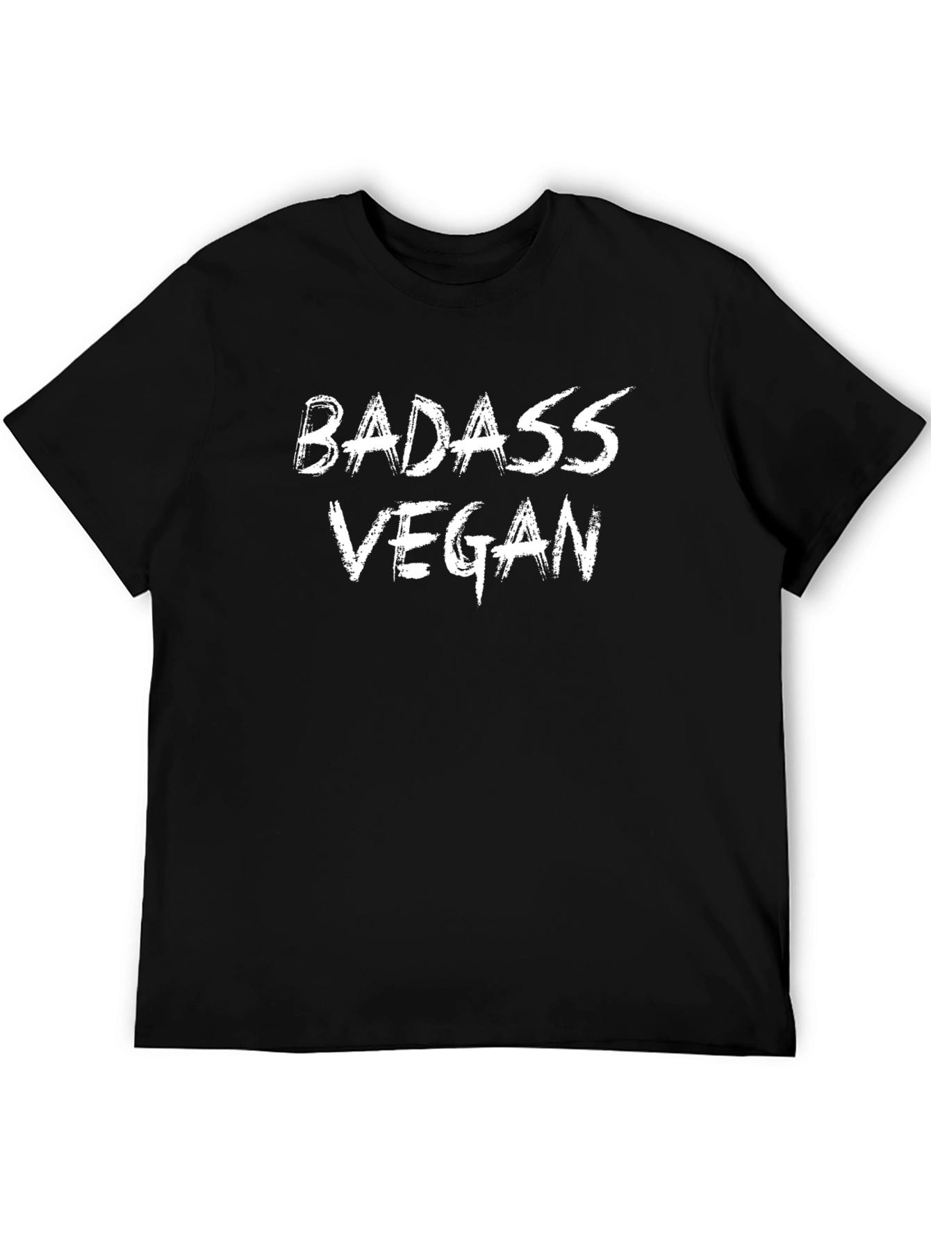 Badass Vegan Graphic Tee - Black