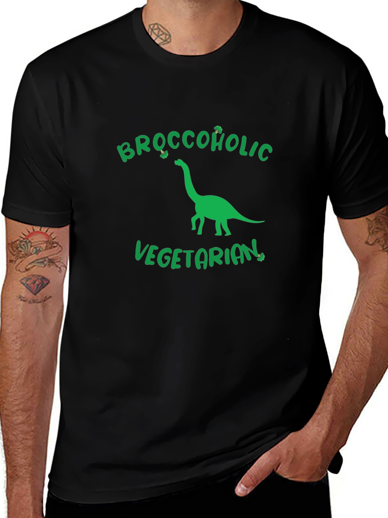Broccoholic Vegetarian T-Shirt
