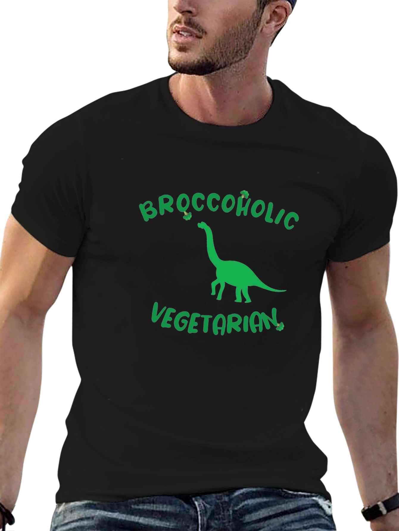 Broccoholic Vegetarian T-Shirt