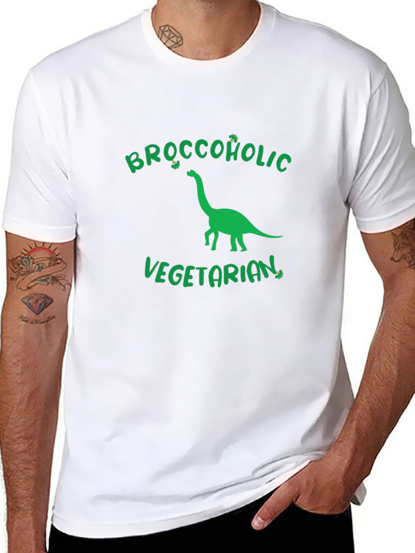 Broccoholic Vegetarian T-Shirt