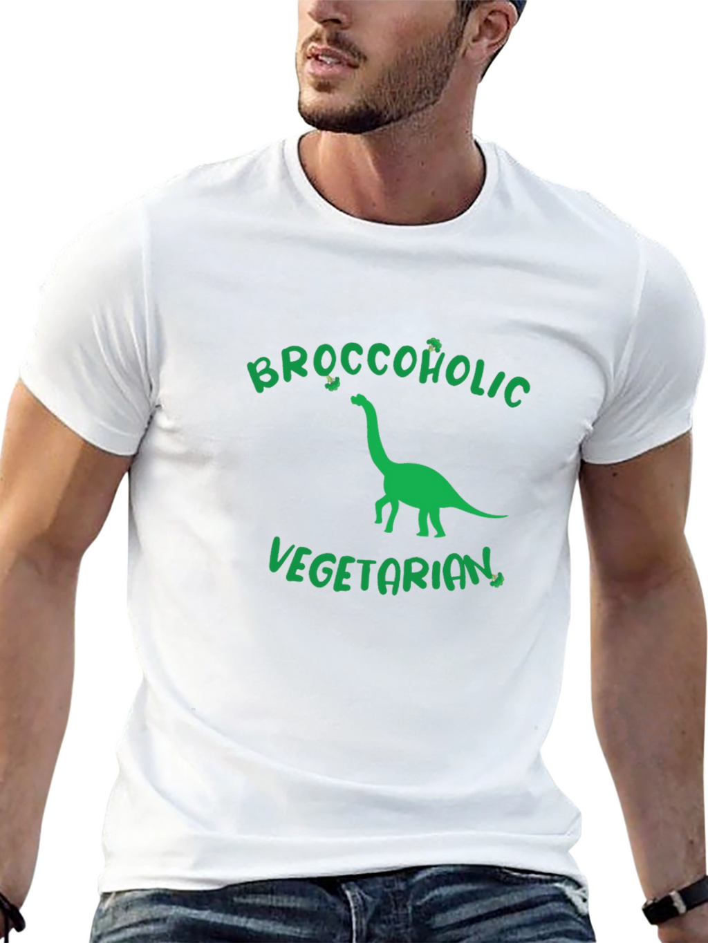 Broccoholic Vegetarian T-Shirt