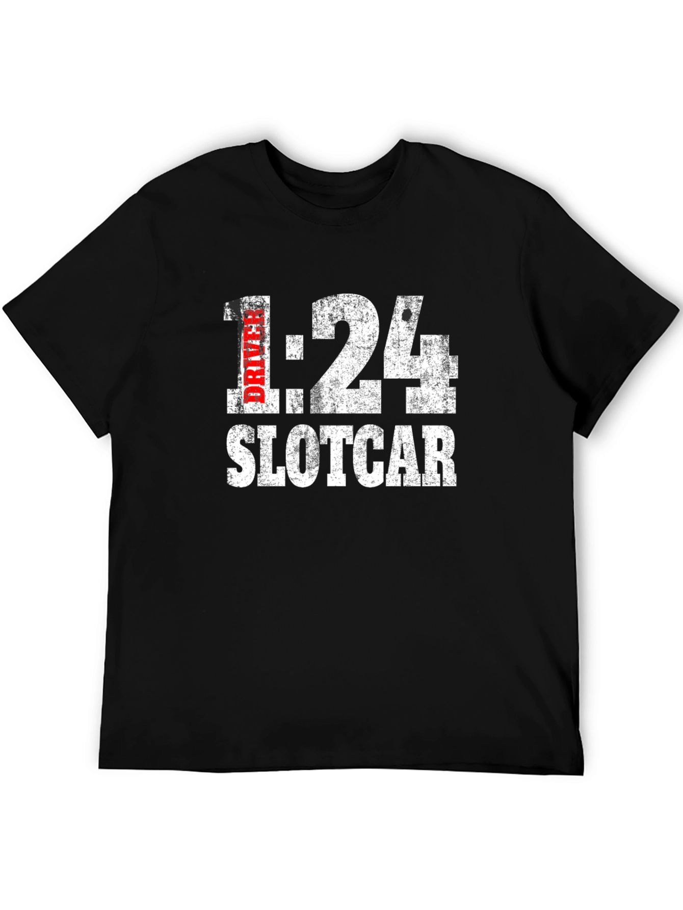 1:24 Slot Car Driver Black Graphic Tee