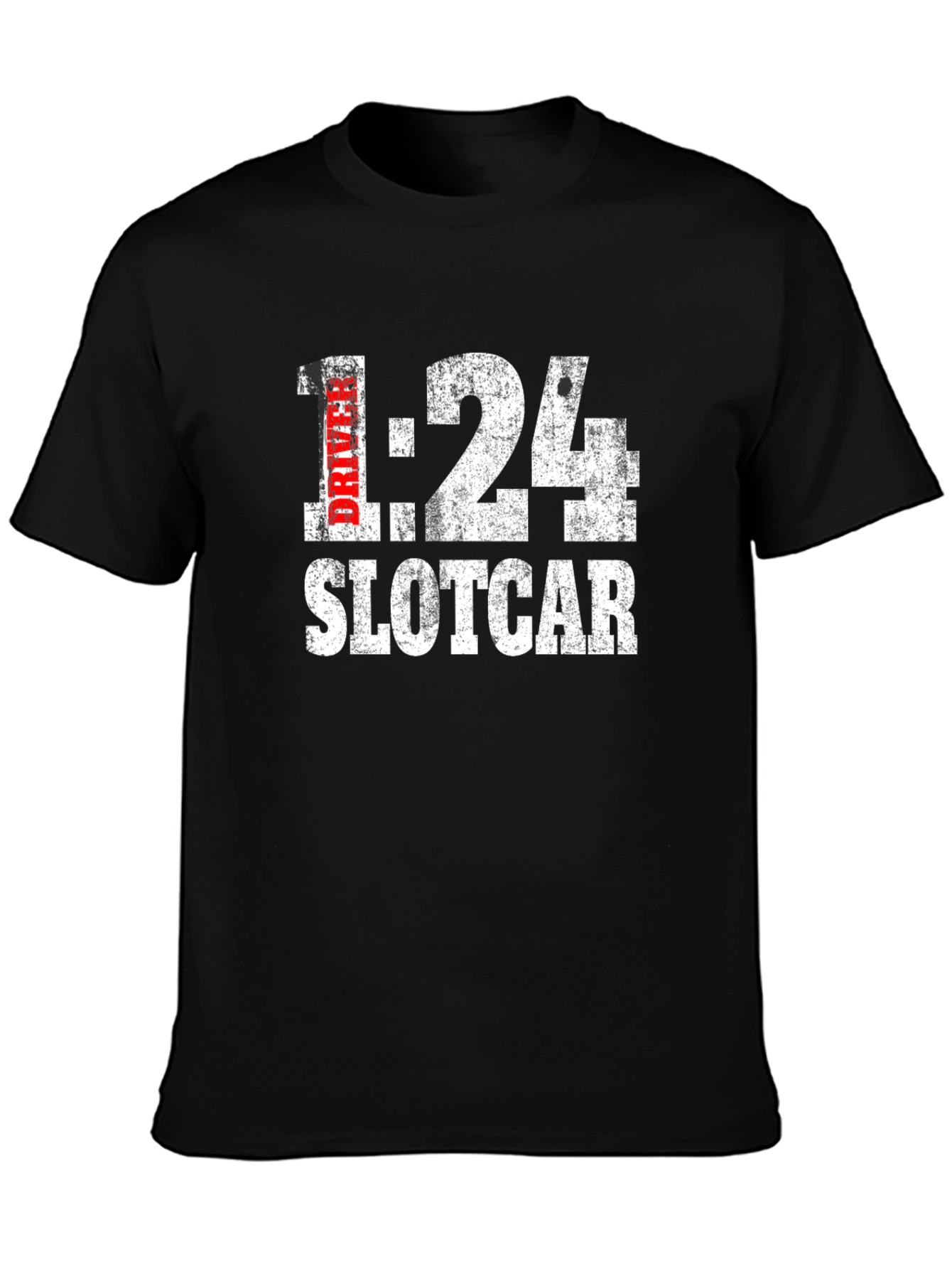 1:24 Slot Car Driver Black Graphic Tee