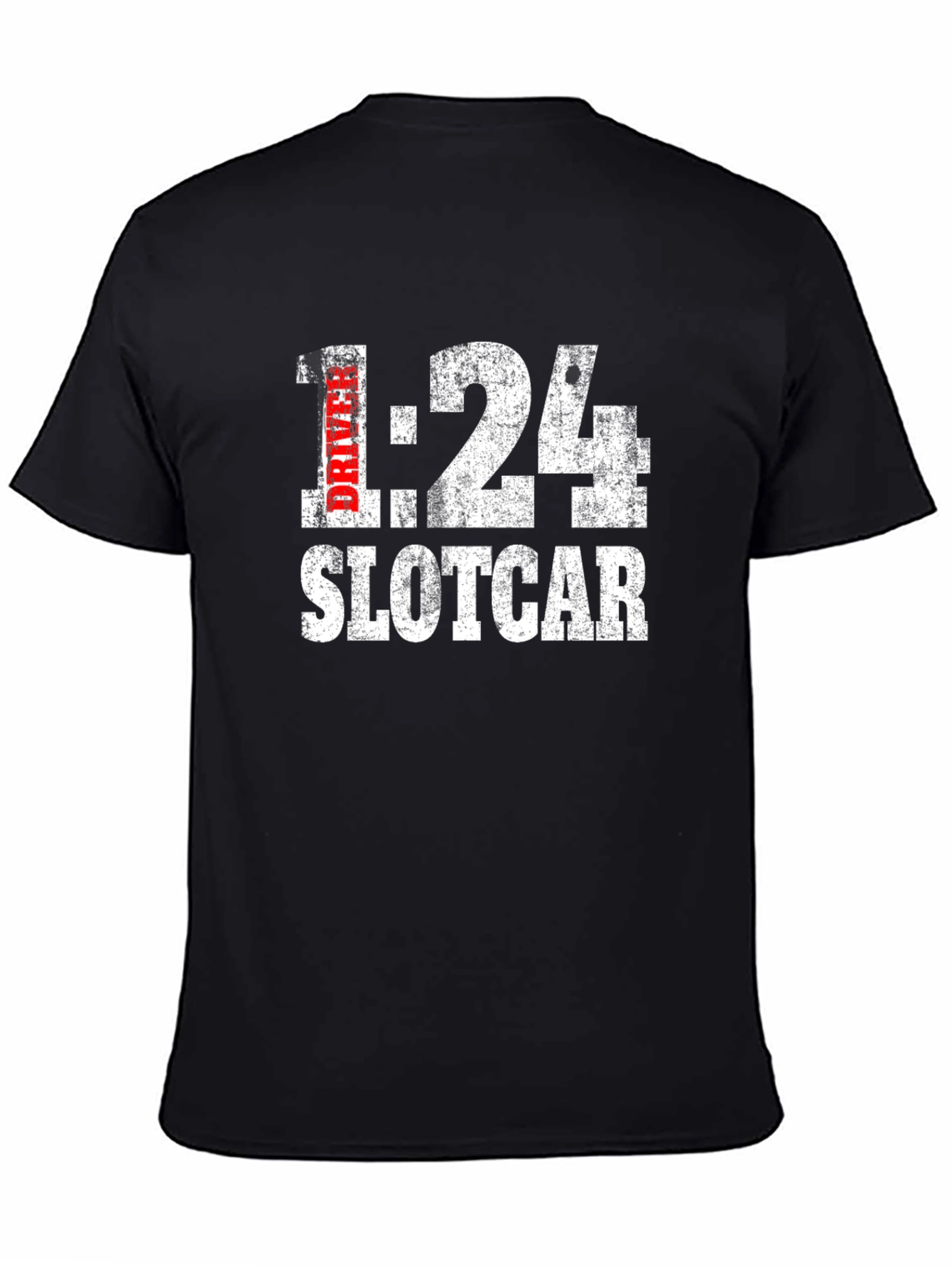 1:24 Slot Car Driver Black Graphic Tee