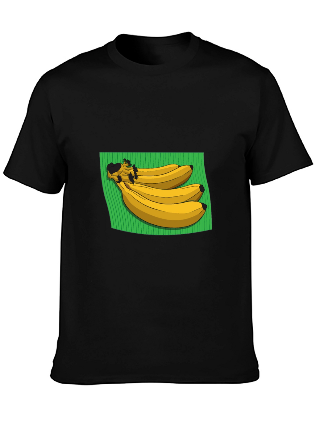 Banana Graphic Black T-Shirt - Novelty Tee