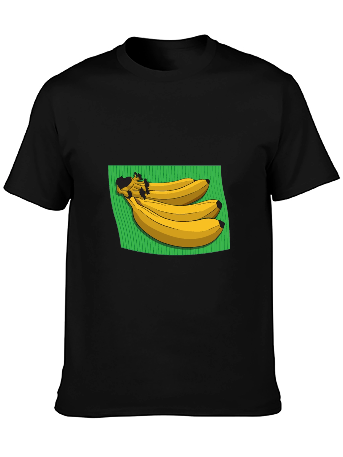 Banana Graphic Black T-Shirt - Novelty Tee