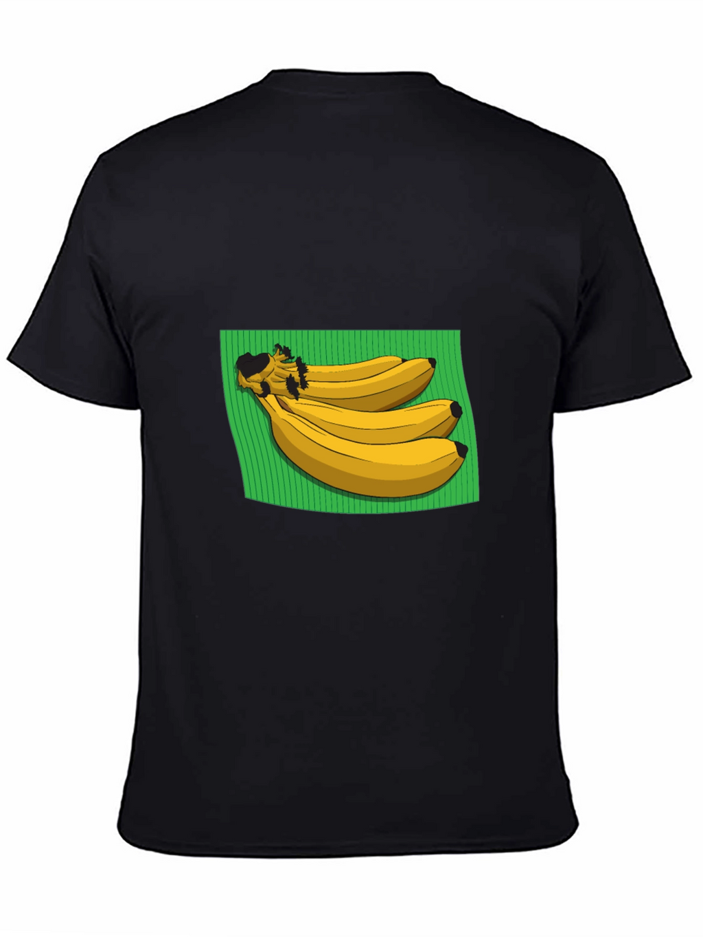 Banana Graphic Black T-Shirt - Novelty Tee