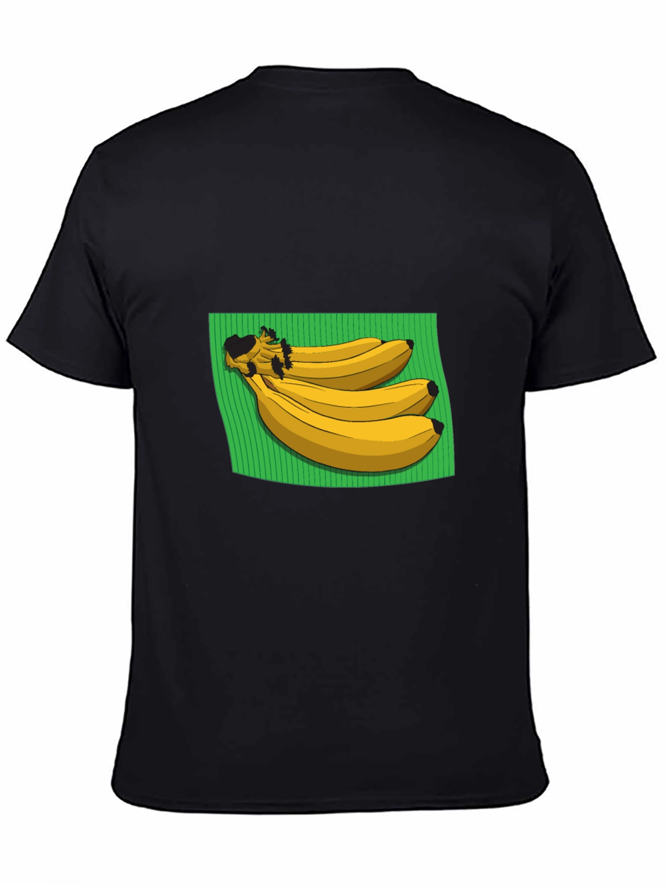Banana Graphic Black T-Shirt - Novelty Tee