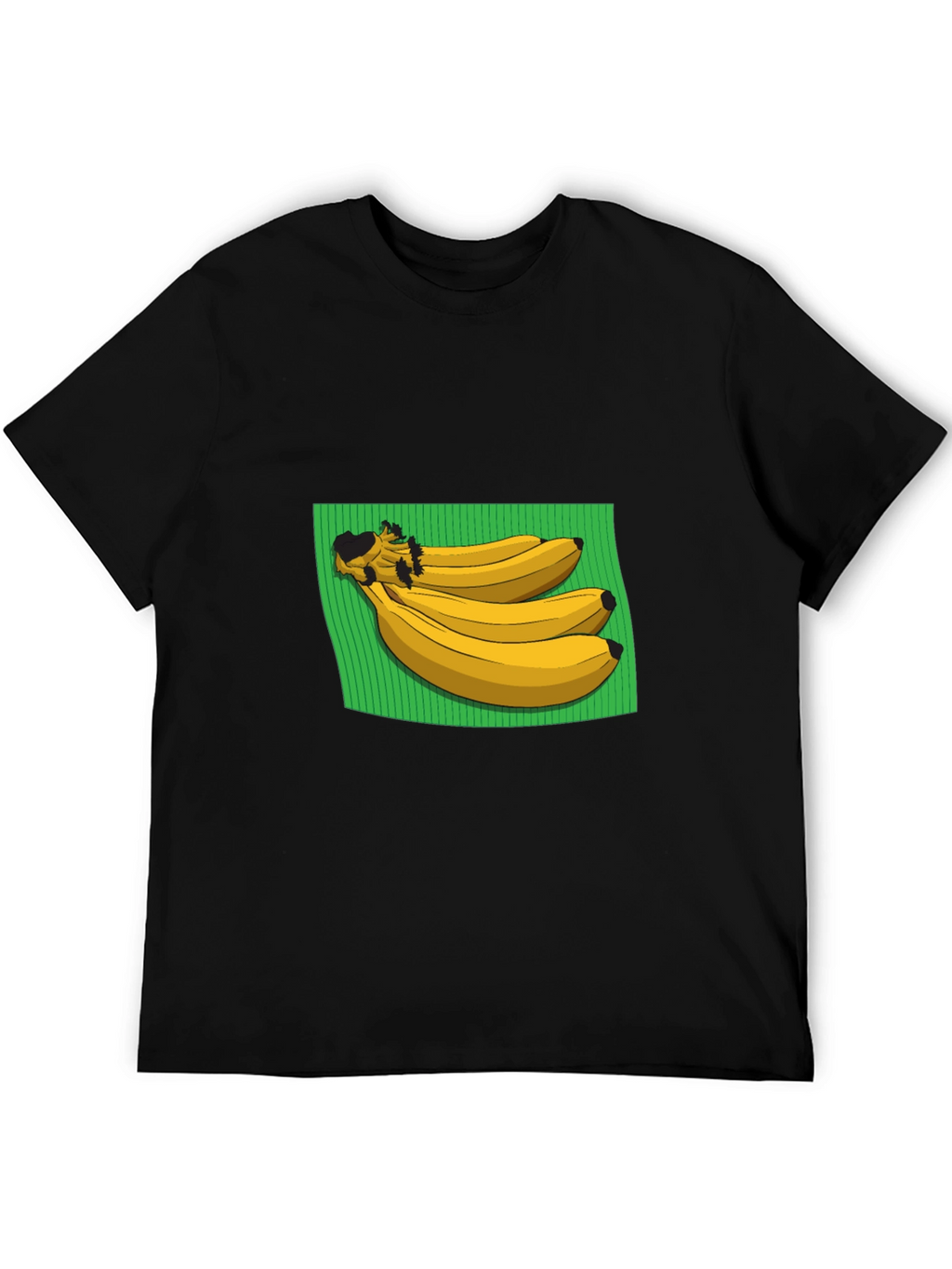 Banana Graphic Black T-Shirt - Novelty Tee