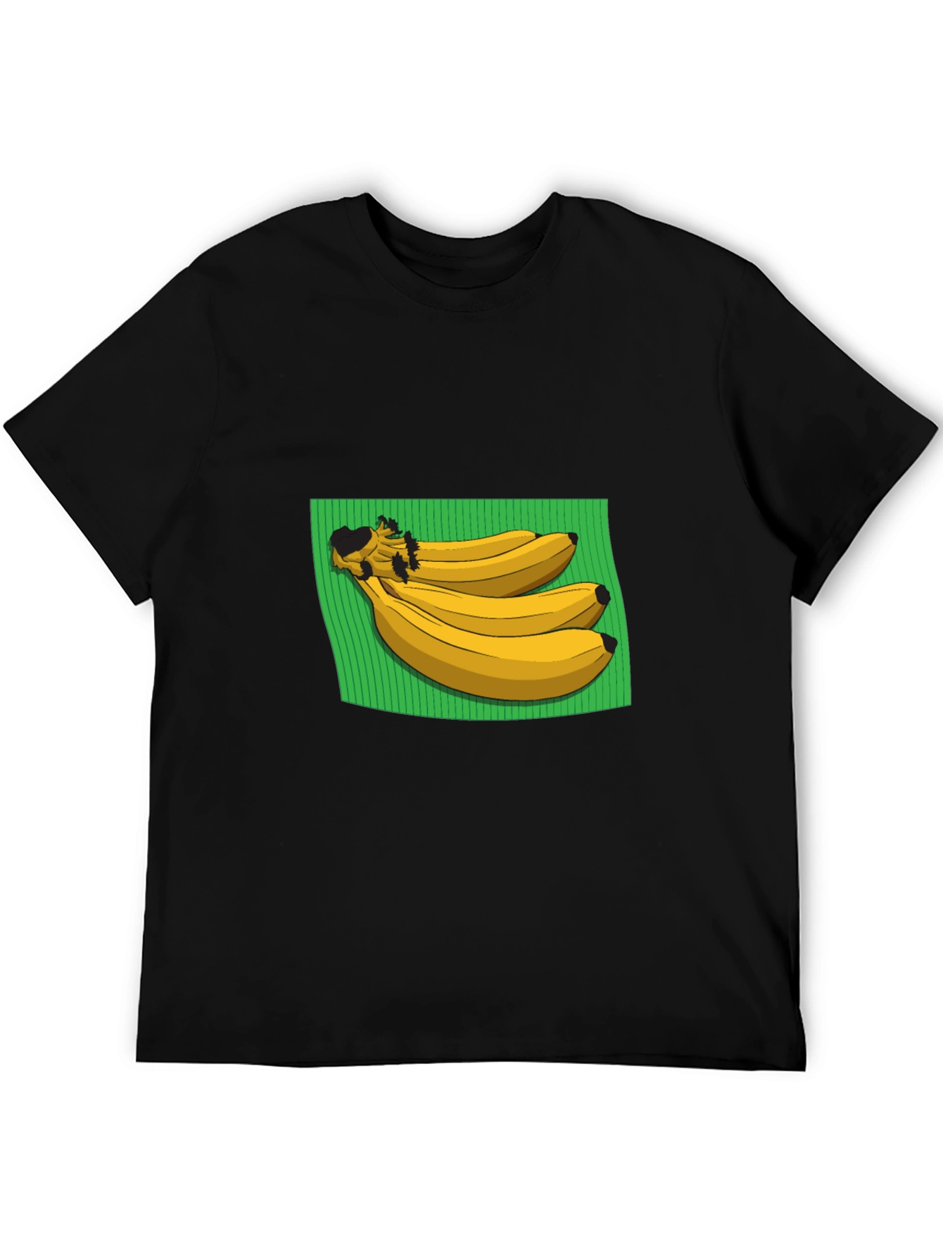 Banana Graphic Black T-Shirt - Novelty Tee