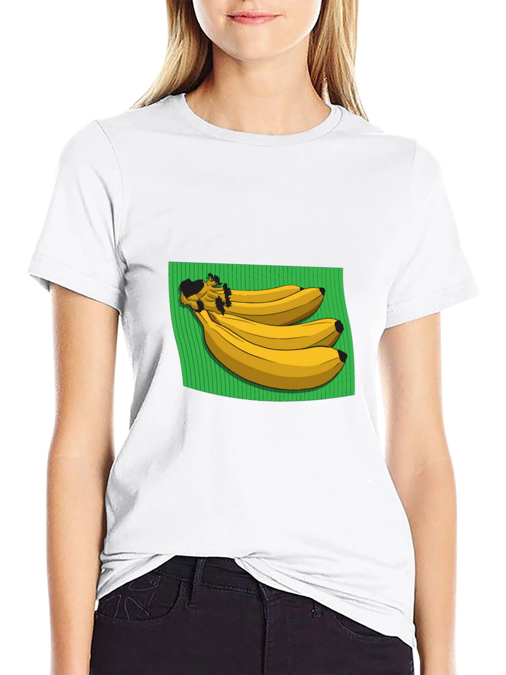 Banana Graphic Black T-Shirt - Novelty Tee