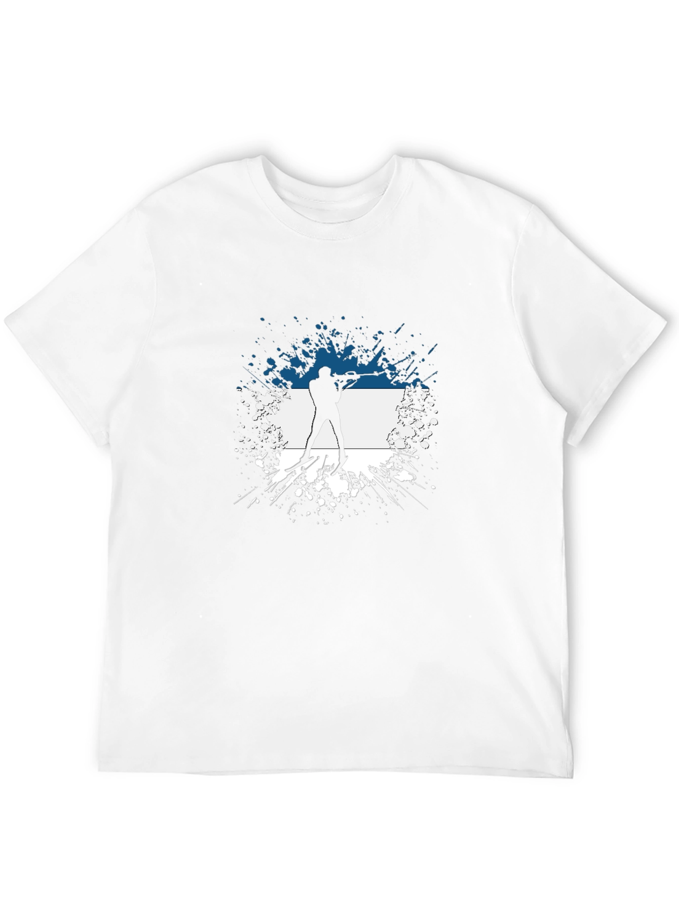 Biathlon Silhouette T-Shirt - Estonia Inspired