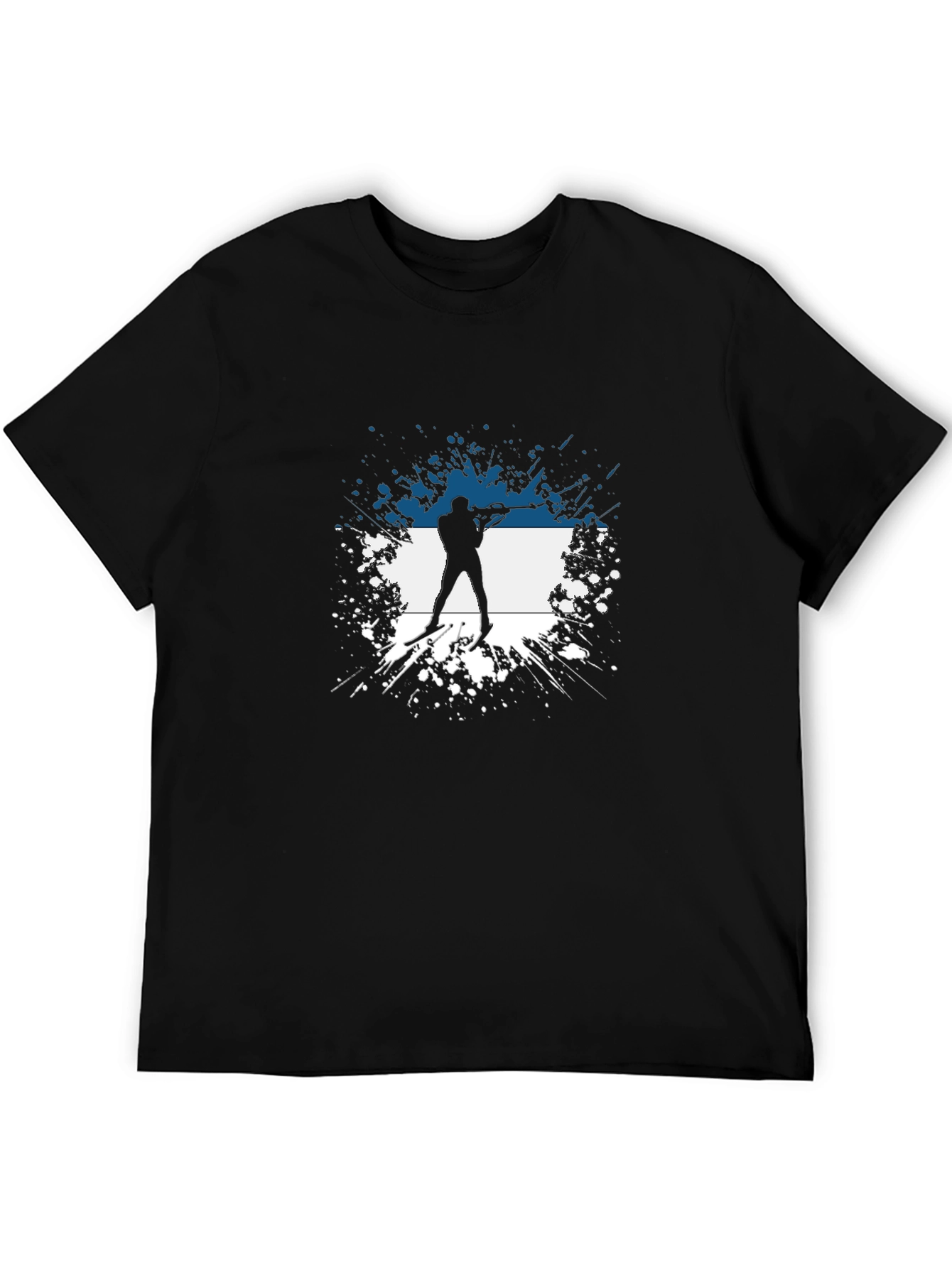 Biathlon Silhouette T-Shirt - Estonia Inspired