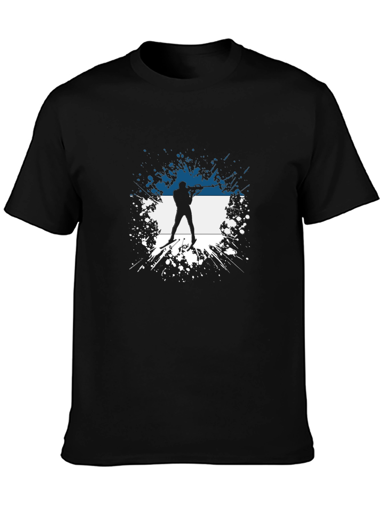 Biathlon Silhouette T-Shirt - Estonia Inspired