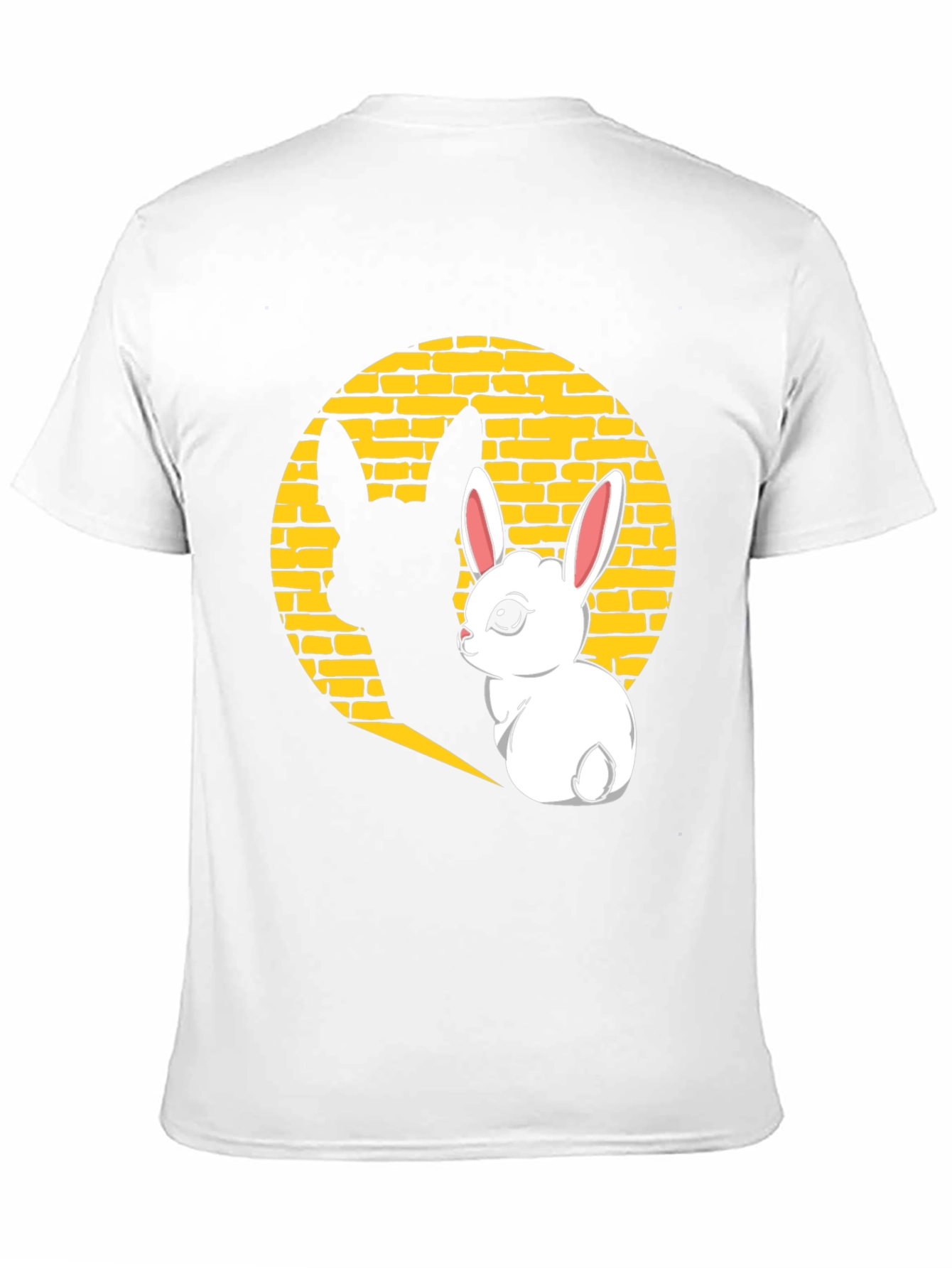 Bunny Shadow Graphic Tee - Black
