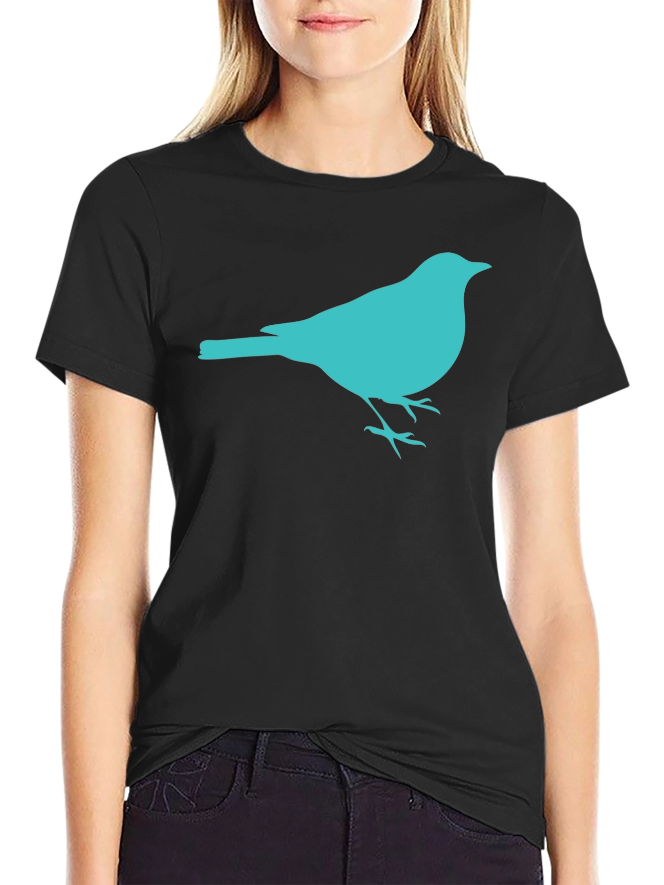 Bird Graphic T-Shirt - Casual Style