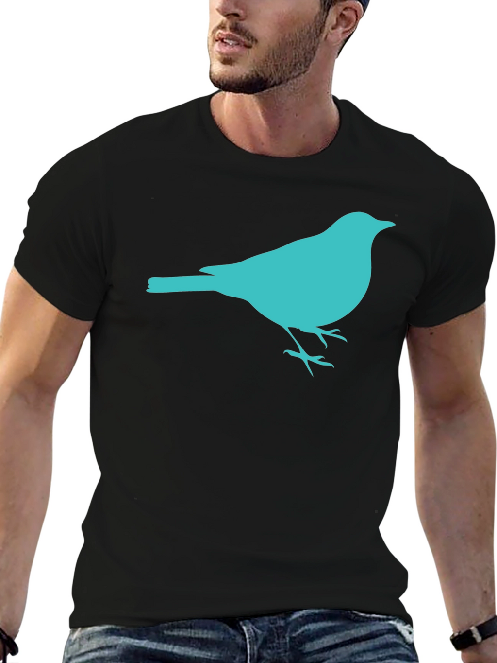 Bird Graphic T-Shirt - Casual Style