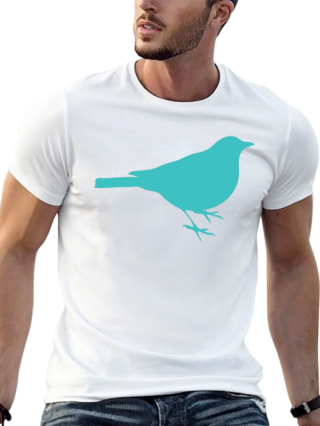 Bird Graphic T-Shirt - Casual Style