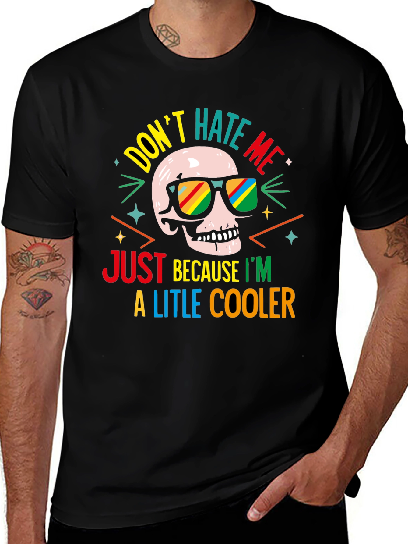 Cool Skull T-Shirt - Dont Hate Me!