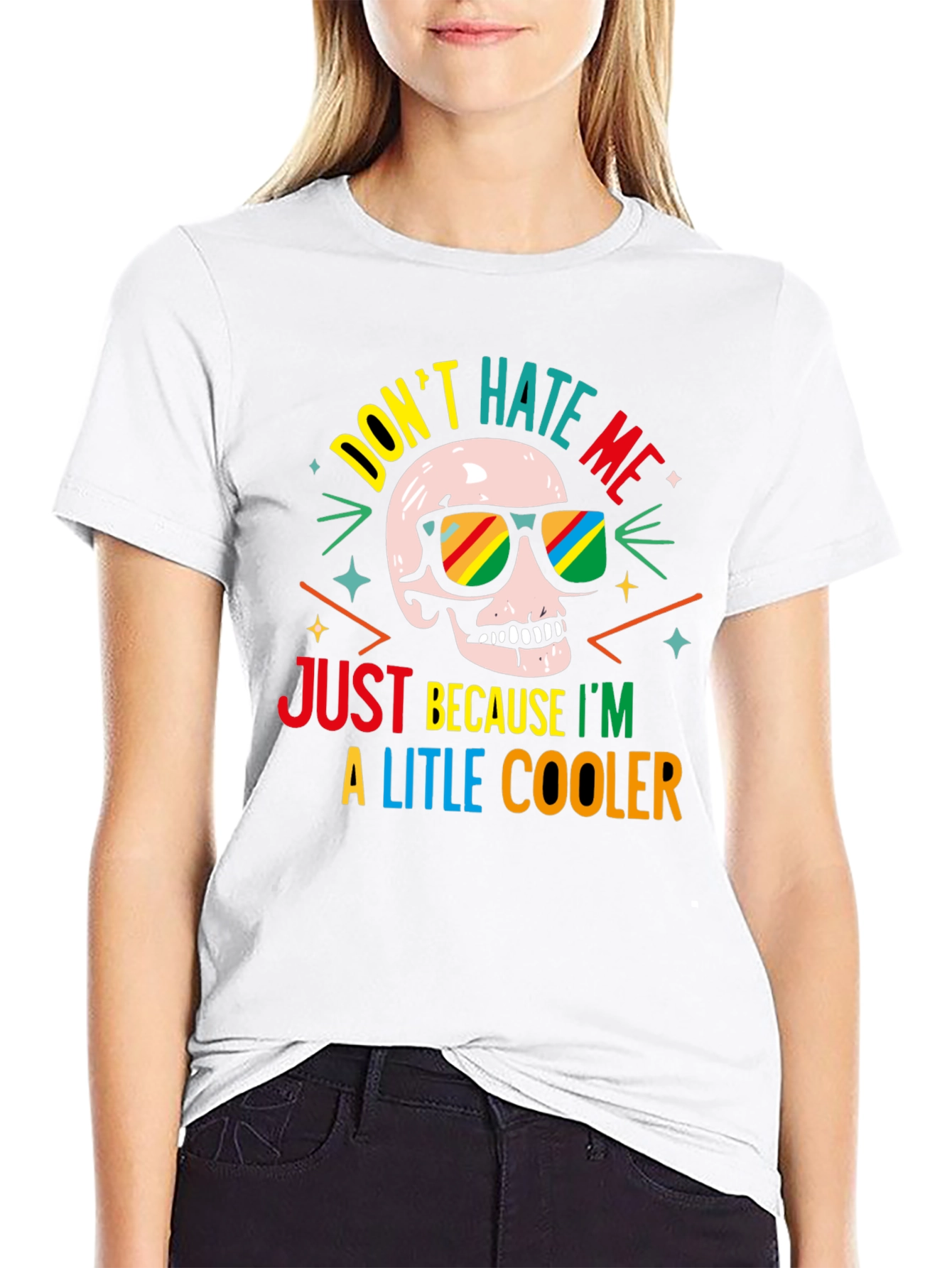 Cool Skull T-Shirt - Dont Hate Me!